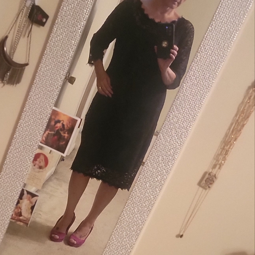 Gorgeous Torrid Black Lace Dress 2X